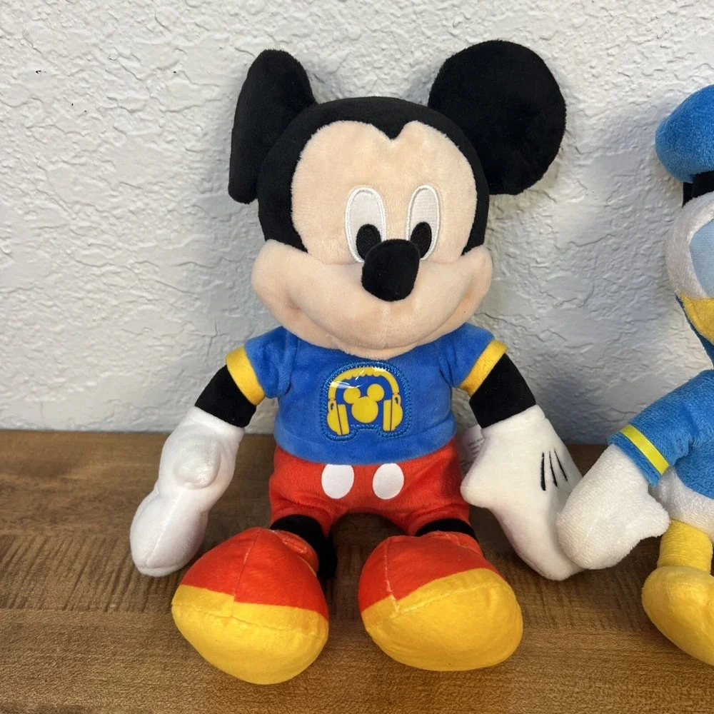 Disney‎ Singing Mickey Mouse Plush Talking Stuffed Toy Hot Diggity Dog & Donald